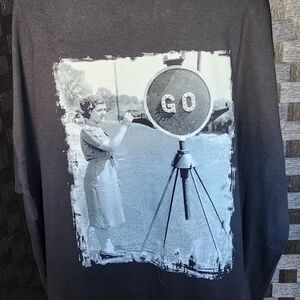 Fruit of the Loom Black Graphic Tee